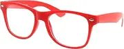 [grinderPUNCH] Kids Size Color Glasses Clear Lens Nerd Geek Costume Fake Children's (Ages 3-10)