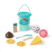 Melissa & Doug Play to Go Ice Cream Play Set Kids/Childrens Interactive Toy 3y+