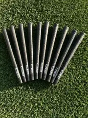 PURE Wrap Standard Size Black Golf Club Grips. NEW Set Of 10 Grips.