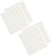 CTIRCHIU 4sheets Self-Adhesive Pearl Stickers of Flat Back Pearls for Makeup Crafting Embellishments Safe for Skin for Face Body Hair DIY Projects