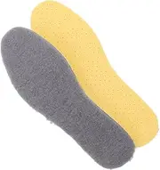 HORIALENCE 1 Pair Warm Fluffy Insoles for Women Comfortable Skin Friendly Fuzzy Insoles for Winter Boots Shoes Breathable