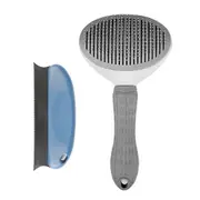 Pets Cleaning Slicker Hair Comb - Grey