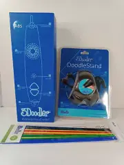 NEW 3D Pen 3Doodler Drawing Pen Kit Stand Extra Rods QVC Plastic Extra Parts