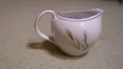 Cornucopia Porcelain Japan Platinum Trim Wheat - 1 Creamer Bowl