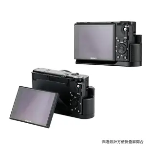 JJC HG-RX100 防滑手柄L型支架 Sony RX100 VI V VA IV III II 黑卡 一至六代相機