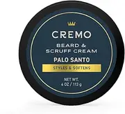 Cremo Beard & Scruff Cream, Palo Santo (Reserve Collection), 4 oz - Soothe Beard Itch, Condition and Offer Light-Hold Styling for Stubble and Scruff (Product Packaging May Vary)