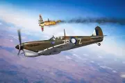 AVIATION ART PRINT PHOTO WWII WW2 RAAF SPITFIRE DINAH DARWIN FRAMED UNFRAMED