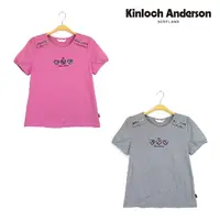 在飛比找momo購物網優惠-【Kinloch Anderson 金安德森女裝】圓領包袖印