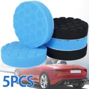 5Pcs Polishing Pad Kit Foam Buffing Pad 5 Inch Auto Car Buffing Pad Set Stjaz