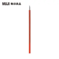 在飛比找momo購物網優惠-【MUJI 無印良品】三角多色原子筆芯/紅