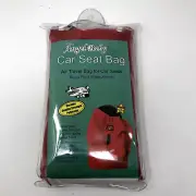 Angel Baby Car Seat Bag Travel Cover Red Drawstring Water Resistant Protector