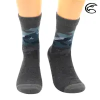 在飛比找momo購物網優惠-【ADISI】美麗諾羊毛保暖襪 AS23060 / 山霞藍(