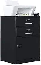 Metal Vertical File Storage Cabinet with Combination Lock for Secure Home Office Organization