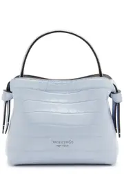 Kate Spade New York Knott Mini Crocodile-effect Leather Cross-body bag - Light Blue ONE SIZE