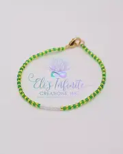 Ilde / Bracelet of Orula and Obatala with Small 2mm Seed - Beading Thread