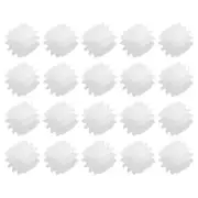 20Pcs Plastic Gears 12 Teeth Plastic Shaft Gears 122AA for RC DIY Robot,White