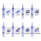 10Pcs Replaceable Cartridges Skin Derma 42 Needles Micro Needle Pen New