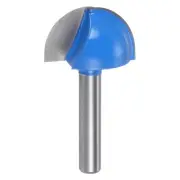 Router Bit Core Box 1/4 Shank 1 Inch Cutting Dia. 2 Flutes Carbide Cutter