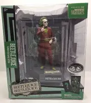 McFarlane Movie Maniacs Beetlejuice Green Shirt Platinum Chase BOX DAMAGE