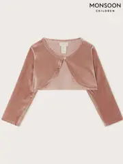 Monsoon Pink Baby Velvet Niamh Cardigan (AK9901) | $30 - $33