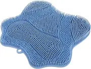 BESTYASH Back Scrubber Foot Massager Mat Wall Mounted Back Scrubber Non Slip Silicone Mat Multi Functional Bath Massage Pad for Bathroom