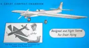 McFarland's RUFFY PLAN + CONSTRUCTION ARTICLE for 50" UC Stunt Model Airplane
