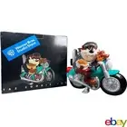 Warner Bros Taz Blue Motorcycle Cookie Jar Tasmanian Devil Looney Tunes