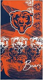 Northwest Chicago Bears NFL Distorter Micro Fiber Beach Towel 40 x 72 Inches