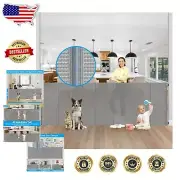 42" Tall & 100" Wide Retractable Baby Gate - Extra Durable Safety Solution