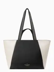 Rosie Colorblock Pebbled Leather Large Tote