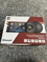 Dual Bluetooth Double Din Radio And Speaker Combo