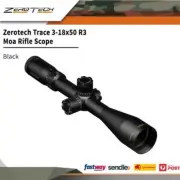 Zerotech Trace 3-18x50 R3 Sfp Reticle Moa Rifle Scope Black #tr3185r3