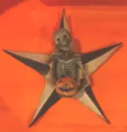 Bethany Lowe Vergie Lightfoot Halloween Skeleton In A Star—Retired