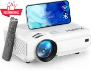 2024 Upgraded Mini Projector, Wifi Bluetooth HD 1080P, Portable Home Theater