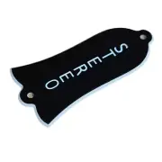 1PCS For Gibson Print 'STEREO' TRUSS ROD COVER PLATE , 2Ply Black