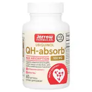 Jarrow Formulas, Ubiquinol QH-Absorb, Max Absorption, 100 mg, 60 Softgels