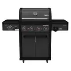 Coleman Revolution 4 Burner Freestanding Gas BBQ w/Side Burner Black Matte