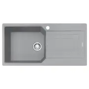 Franke URBAN Stone Grey RHD Single Bowl with Drainer Kit UBG611-100SGRHD