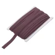 1/2 Inch Double Fold Bias Tape Continuous Bulk Bias Tape(Brown 25 Yards)