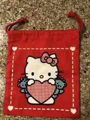 Hello Kitty Red Mini Bag! 1995 Sanrio Collectible! Authentic! Made In Japan!
