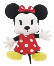 DISNEY MINNIE MOUSE Beanie Go Minnie Beanbag Plush 9" Walt Disney World