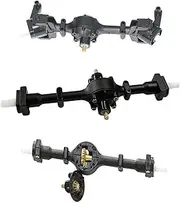 Upgrade Front Rear Axles Set for WPL FY001 FY002 WPL-B14 B24 C14 C-24 1 Set Metal Gear Sturdy Upgrade Fr&on&t Middle Rear Axle Bridge Shaft Complete Set