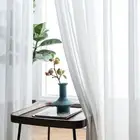 Super Soft Great Hand Feeling Tulle Curtains for Modern Veil Chiffon Sheer Voile