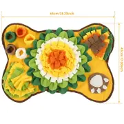 Dog Snuffle Mat Pet Toys Interactive Training Sniff Natural Feeding Mat Squeaker