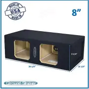 8" Dual Sealed Large Solo-Baric Sub Box Speaker Box Ground Shaker Enclosure