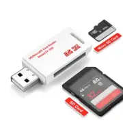 2 in 1 USB/Type-C Card Reader USB SD/Micro Smart Memory Card Adapter for Laptop