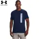 【UNDER ARMOUR】UA 男 Training Graphics短T-Shirt_1361674-408(藍)