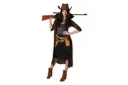 Gunslinger Cowgirl Wrangler Old West Western Book Week Adult Womens Costume