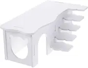 VERDANVERSE Guinea Pig Hideout with Ladder Design Cozy Rest House for Hamsters Pets Guinea Pigs DIY Decorate Your Own Pet Comfortable Safe Fun Playhouse for Exercise