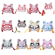 Halloween Masquerade Costume Props Japanese Anime Foxes Masks for Children Adult